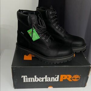 Timberland PRO Men's Black Work Steel Toe Boots